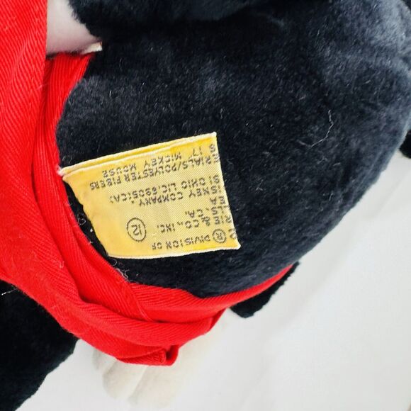 5 for $25| Applause Mickey Mouse Plush Bow Tie Red Overall 17" Stuffed Toy - Picture 10 of 14